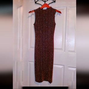 Copper sheath dress